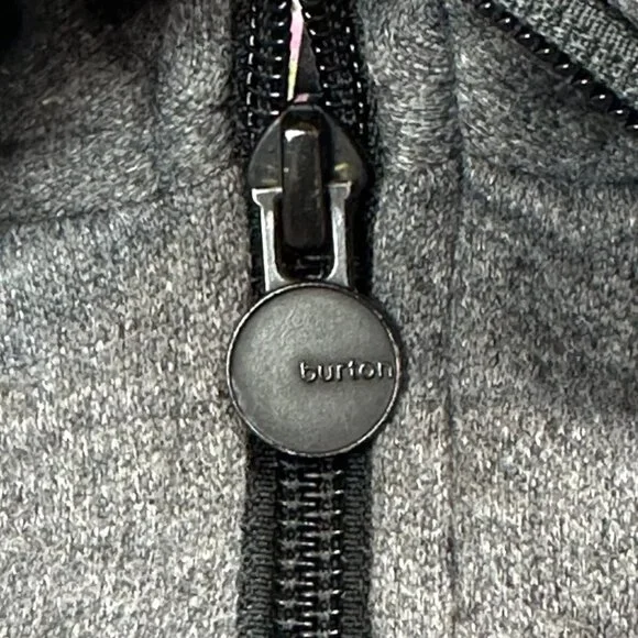 Burton Gray & Black Dry Ride Starr Hooded Zip Snowboard Vest - Small - NWOT - Picture 6 of 11